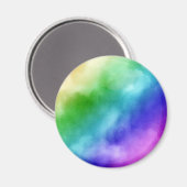 Rainbow Wasserfarben Magnet (Vorderseite/Rückseite)