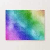 Rainbow Wasserfarben Puzzle (Horizontal)
