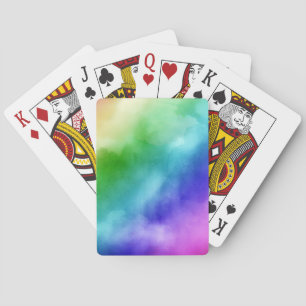 Rainbow Wasserfarben Spielkarten