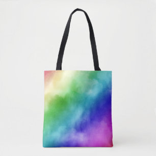 Rainbow Wasserfarben Tasche