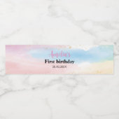 Rainbow Water Flasche Wasserflaschenetikett (Einzelnes Label)