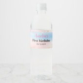 Rainbow Water Flasche Wasserflaschenetikett (Vorderseite)