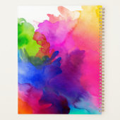 Rainbow Watercolor Abstrakt Planer (Rückseite)