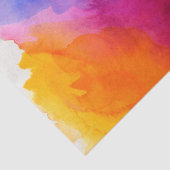 Rainbow Watercolor Abstrakt Seidenpapier (Detail)