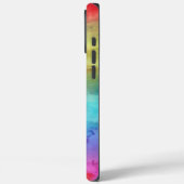 Rainbow Watercolor Abstraktes Telefongehäuse Case-Mate iPhone Hülle (Rückseite / Links)