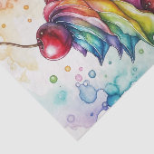 Rainbow Watercolor Cupcake Decoupage Seidenpapier (Ausschnitt)