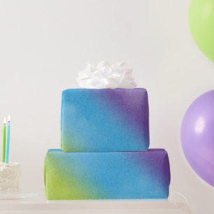 Rainbow Watercolor-Design Geschenkpapier
