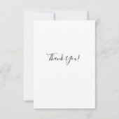 Rainbow Watercolor Gefärbte Krawatte Tinte Dankeskarte (Rückseite)