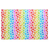Rainbow Watercolor-Herzmuster Stoff (Fat Quarter (45,7 x 55,9 cm))