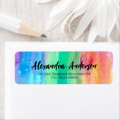 Rainbow Watercolor Modernes, Extravagantes Chice-S (Insitu)