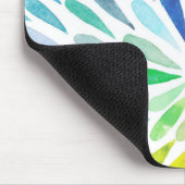 Rainbow Watercolor Mouse Pad, neu Mousepad (Ecke)