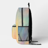 Rainbow Watercolor Name Bedruckter Rucksack (Rechts)