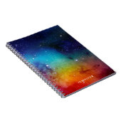 Rainbow Watercolor Notizblock (Rechte Seite)