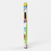 Rainbow Watercolor Pencils Teacher iPhone Case (Hinten/Rechts)
