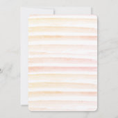 Rainbow Watercolor Pink Virtual Baby Dusche Einladung (Rückseite)