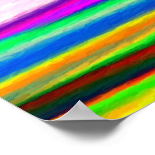 Rainbow Watercolor Poster