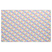 Rainbow Watercolor Scribbles Muster Stoff (Yard (91,4 cm))