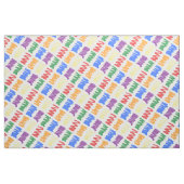 Rainbow Watercolor Scribbles Muster Stoff (Fat Quarter (45,7 x 55,9 cm))