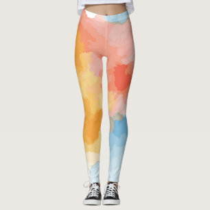 Rainbow Watercolor Traum Leggings