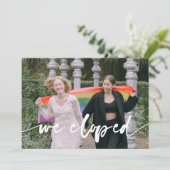 Rainbow Watercolor Wash We Elove Foto Ankündigung (Stehend Vorderseite)