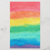 Rainbow Watercolor Wedding (Rückseite)