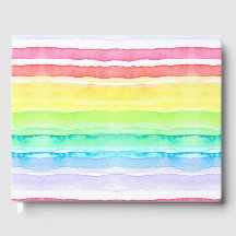 Rainbow Watercolor Wedding