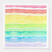 Rainbow Watercolor Wedding