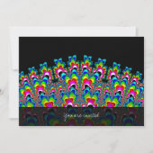 Rainbow Waterfall - Fraktal Art Einladung (Vorderseite)