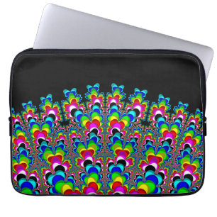 Rainbow Waterfall - Fraktal Art Laptopschutzhülle