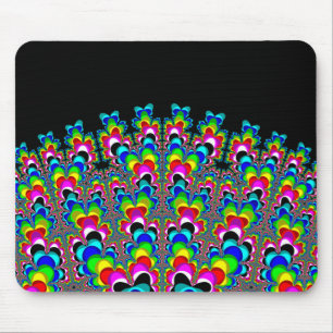 Rainbow Waterfall - Fraktal Art Mousepad