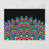 Rainbow Waterfall - Fraktal Art Postkarte (Vorderseite)