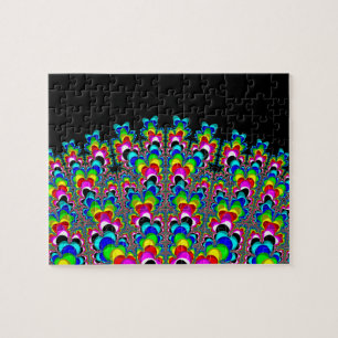 Rainbow Waterfall - Fraktal Art Puzzle