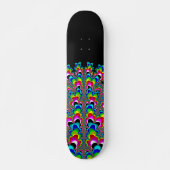 Rainbow Waterfall - Fraktal Art Skateboard (Vorne)
