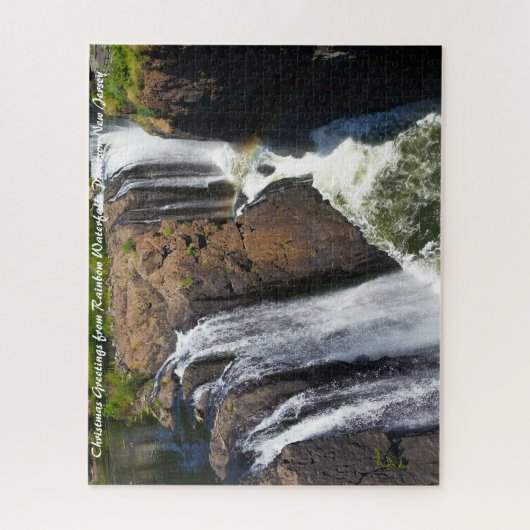 Rainbow Waterfall Paterson New Jersey. Puzzle (Vertikal)