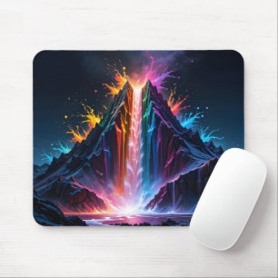 Rainbow Waterfall Peak Mousepad