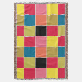 Rainbow Waterfall Squares Decke (Vorderseite Vertikal)
