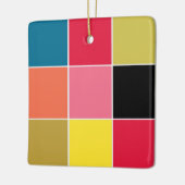 Rainbow Waterfall Squares Keramikornament (Links)