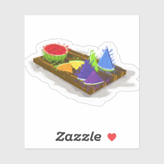 Rainbow Watermelon Aufkleber (Blatt)