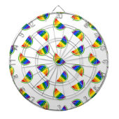 Rainbow Watermelon Dartscheibe (vorne)