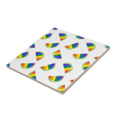 Rainbow Watermelon Fliese (Seite)