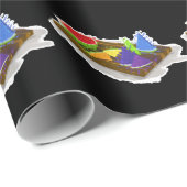 Rainbow Watermelon Geschenkpapier (Rolleneckpunkt)