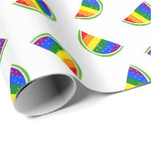 Rainbow Watermelon Geschenkpapier (Rolleneckpunkt)