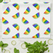 Rainbow Watermelon Geschirrtuch (Gefaltet)