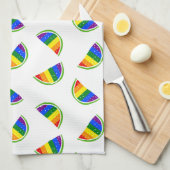 Rainbow Watermelon Geschirrtuch (Viertel Falte)