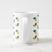 Rainbow Watermelon Jumbo-Tasse (Rückseite)
