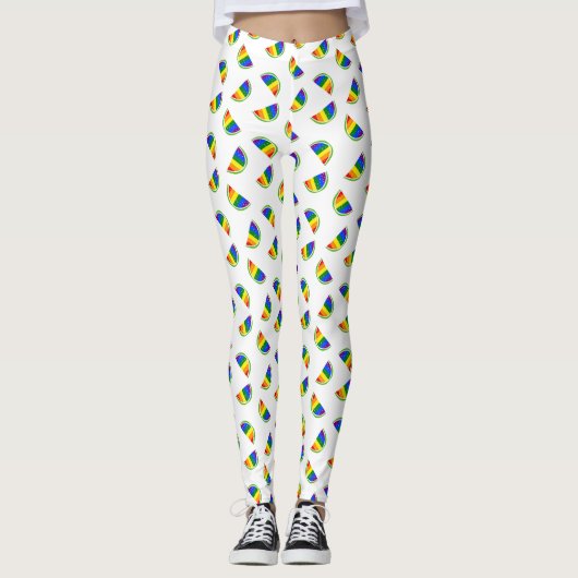 Rainbow Watermelon Leggings (Vorderseite)