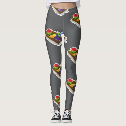 Rainbow Watermelon Leggings (Vorderseite)