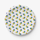 Rainbow Watermelon Pappteller (Vorderseite)