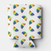 Rainbow Watermelon Pattern Dosenkühler (Rückseite)