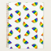 Rainbow Watermelon Pattern Planer (Vorderseite)
